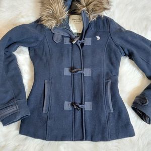 Abercrombie & Fitch wool-blend winter coat